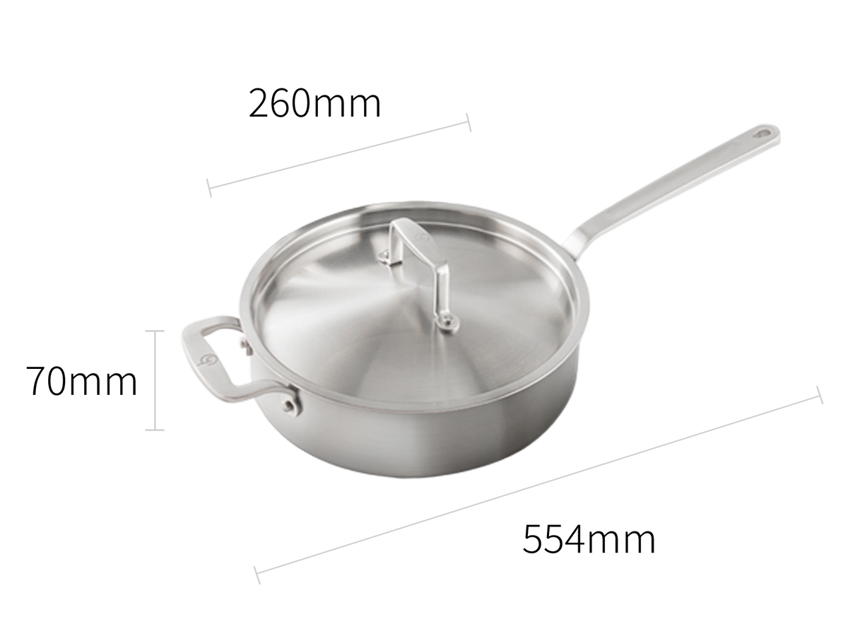 Stainless Clad Sauté Pan